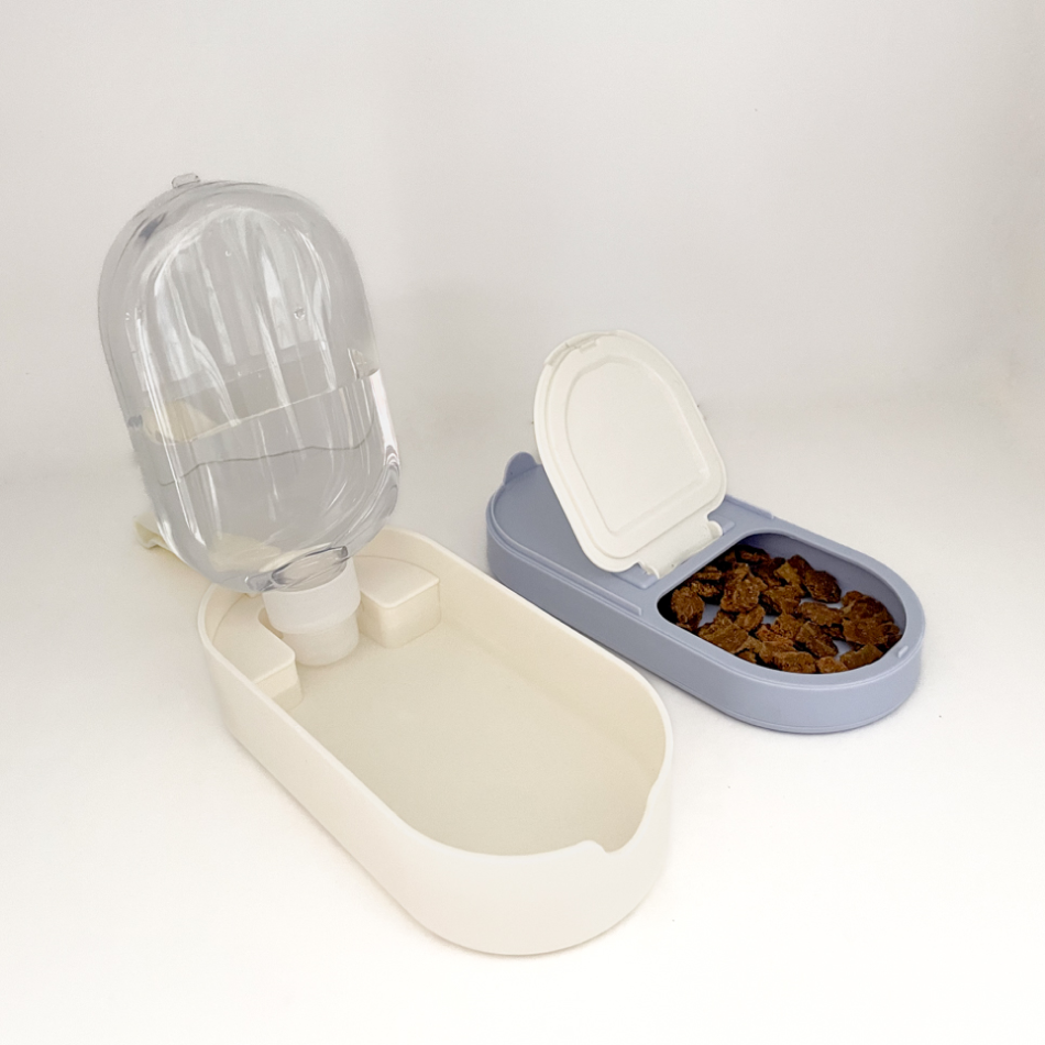 Dog Travel Feeder and Water Bottle